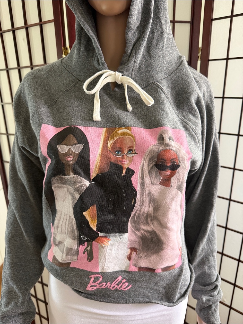 “Barbie” cropped sweatshirt NWT